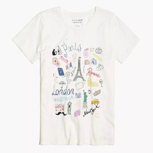 J. Crew RARE Colorful "Fun Travel Destination"